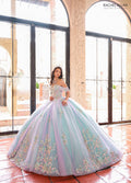 Abito da Quinceañera con Maniche a Sbuffo di Rachel Allan RQ2200