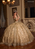 Schulterfreies Quinceanera-Kleid von Rachel Allan RQ2212