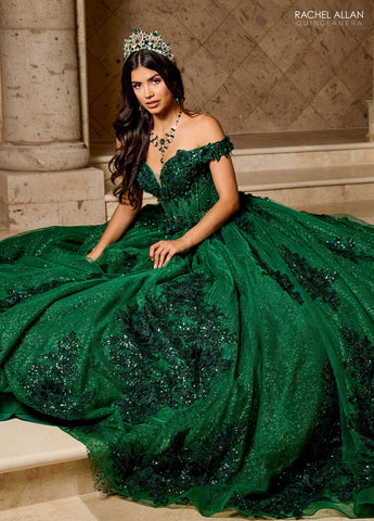 Schulterfreies Quinceanera-Kleid von Rachel Allan RQ2215