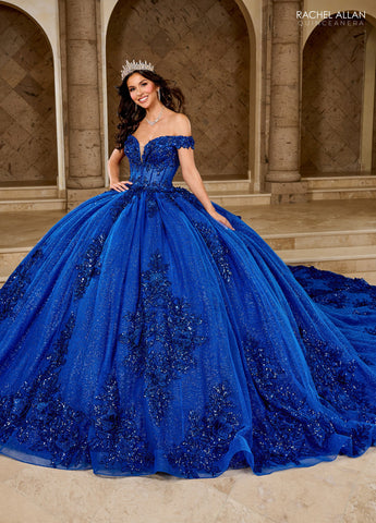 Schulterfreies Quinceanera-Kleid von Rachel Allan RQ2215