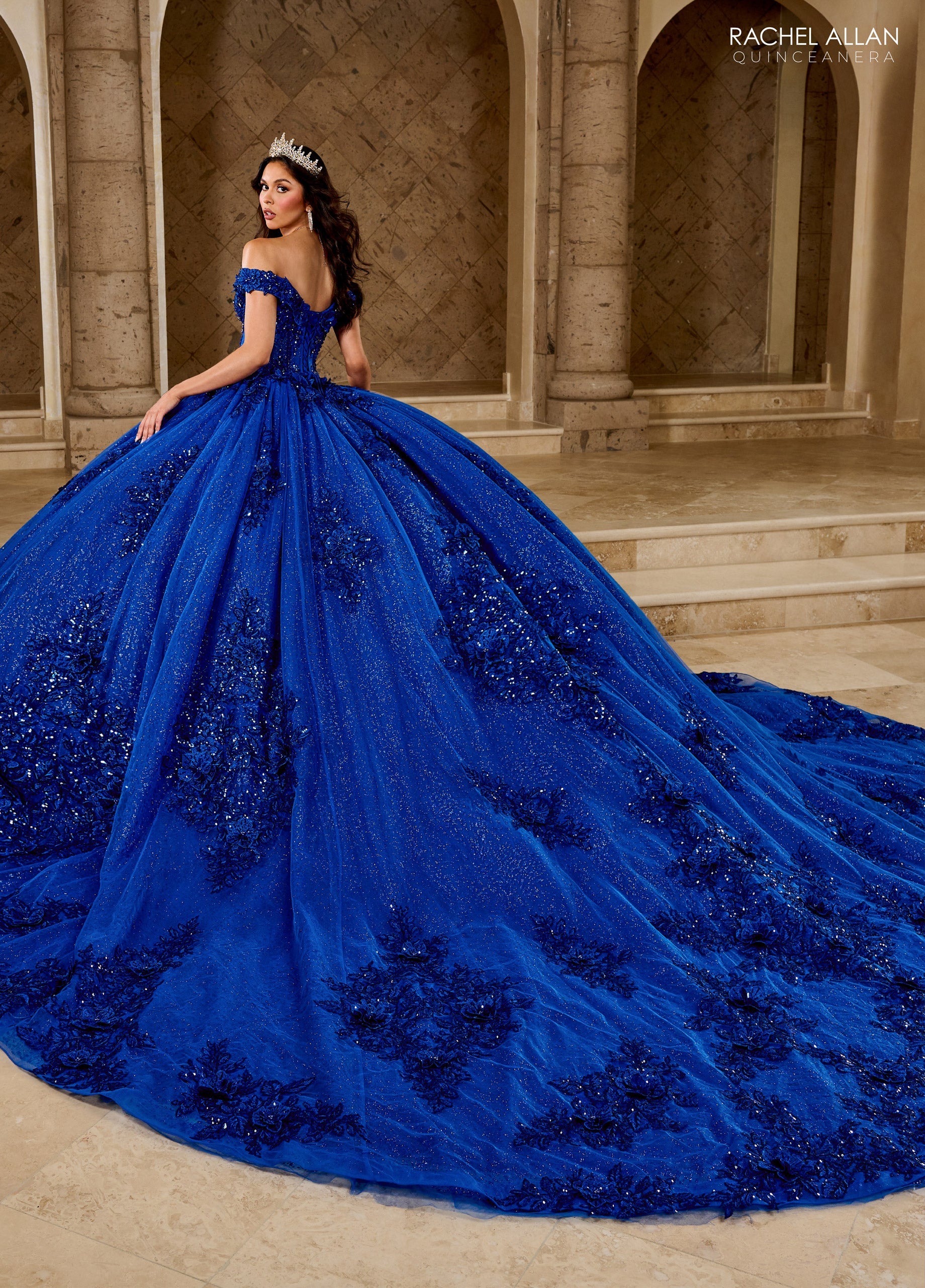 Off Shoulder Quinceanera Dress by Rachel Allan RQ2215