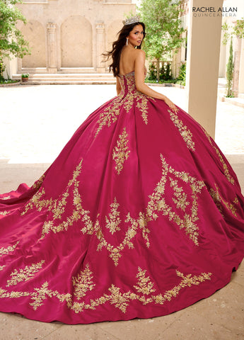 Langärmliges Quinceanera-Kleid von Rachel Allan RQ2217