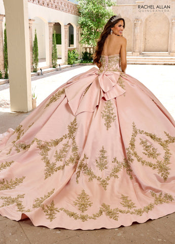 Langärmliges Quinceanera-Kleid von Rachel Allan RQ2217