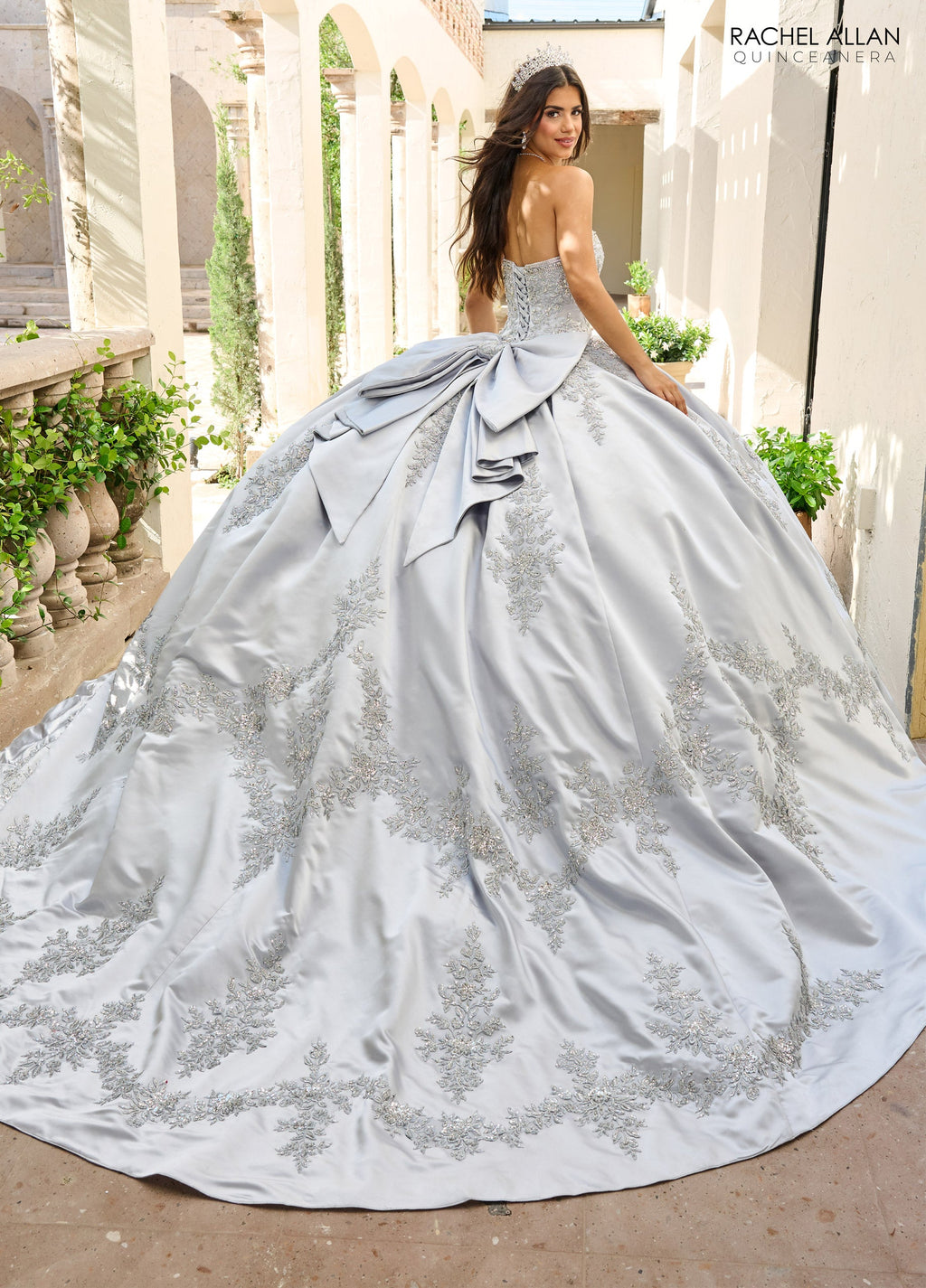 Long Sleeve Quinceanera Dress by Rachel Allan RQ2217