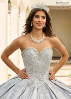 Long Sleeve Quinceanera Dress by Rachel Allan RQ2217