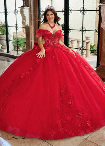 Schulterfreies Quinceanera-Kleid von Rachel Allan RQ2220