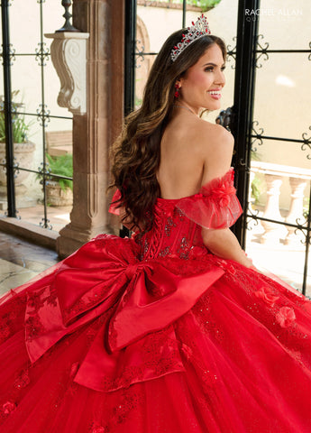 Schulterfreies Quinceanera-Kleid von Rachel Allan RQ2220