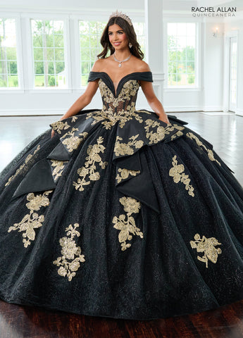 Schulterfreies Quinceanera-Kleid von Rachel Allan RQ2222