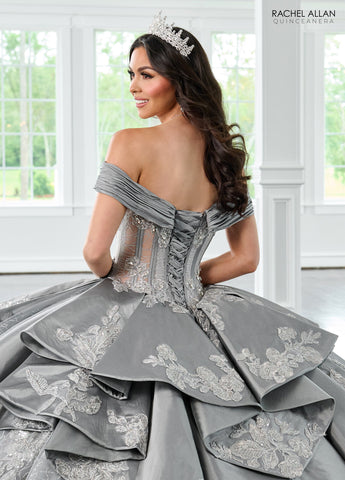 Schulterfreies Quinceanera-Kleid von Rachel Allan RQ2222