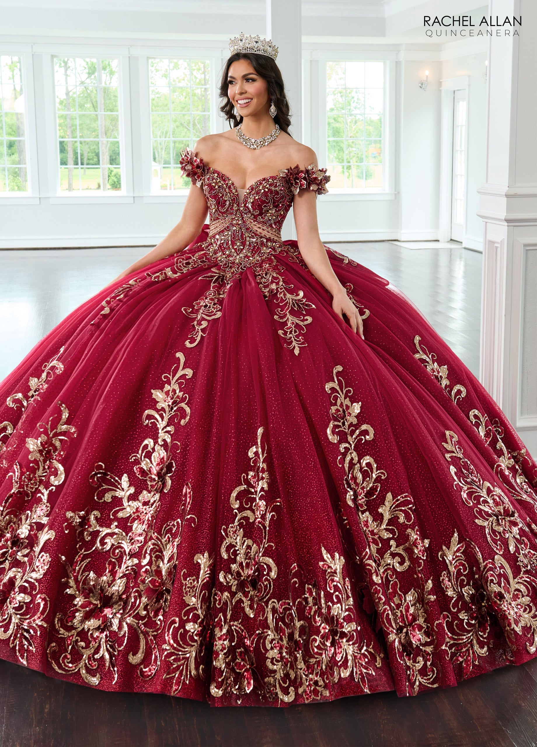 Off Shoulder Quinceanera Dress by Rachel Allan RQ3145