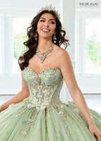 Cape Sleeve Quinceanera Dress by Rachel Allan RQ3146