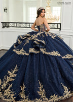 Puff Sleeve Quinceanera Dress by Rachel Allan RQ3153
