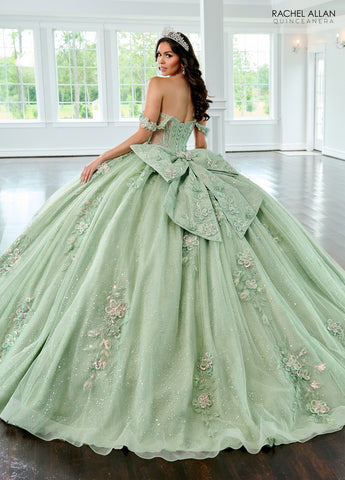 Schulterfreies Quinceanera-Kleid von Rachel Allan RQ3154