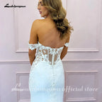 Lakshmigown Off the Shoulder Wedding Dress Party Gown for Women Customized Bridal Gown vestido de casamento suknia ślubna