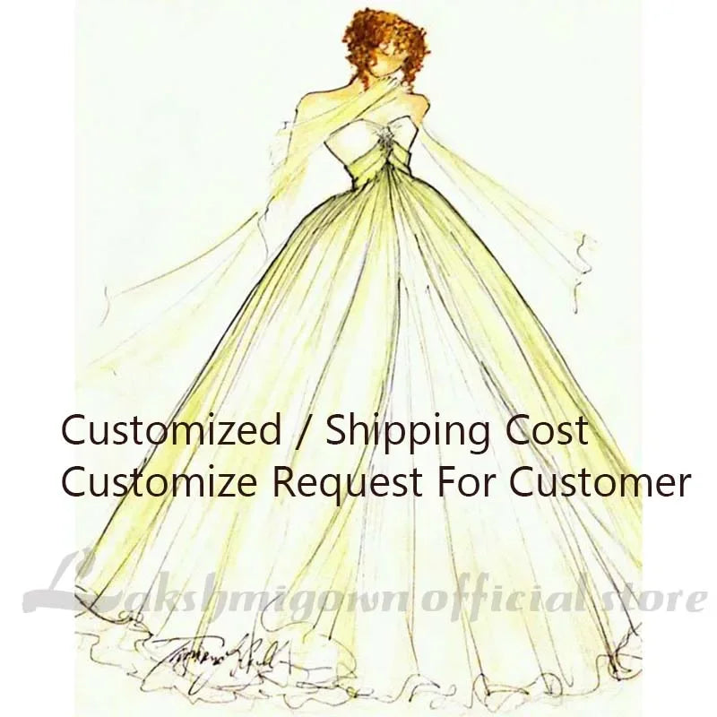 Lakshmigown Soft Import Satin Wedding Dresses For Women Customized Lace Appliques Sexy Bridal Gown Vestidos De Novia