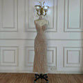Serene Hill Nude Mermaid Beaded Evening Dresses 2025 Ankle Length Party Gowns for Women DLA72047D Customized