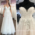 Lakshmigown Off Shoulder Wedding Gown Sweetheart Lace Appliques Women Wedding Dress with Cap Sleeve 2025 Bridal Gown Customized