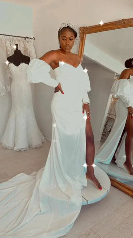 Vestido de noiva NumberSea 2025 feito à medida 
