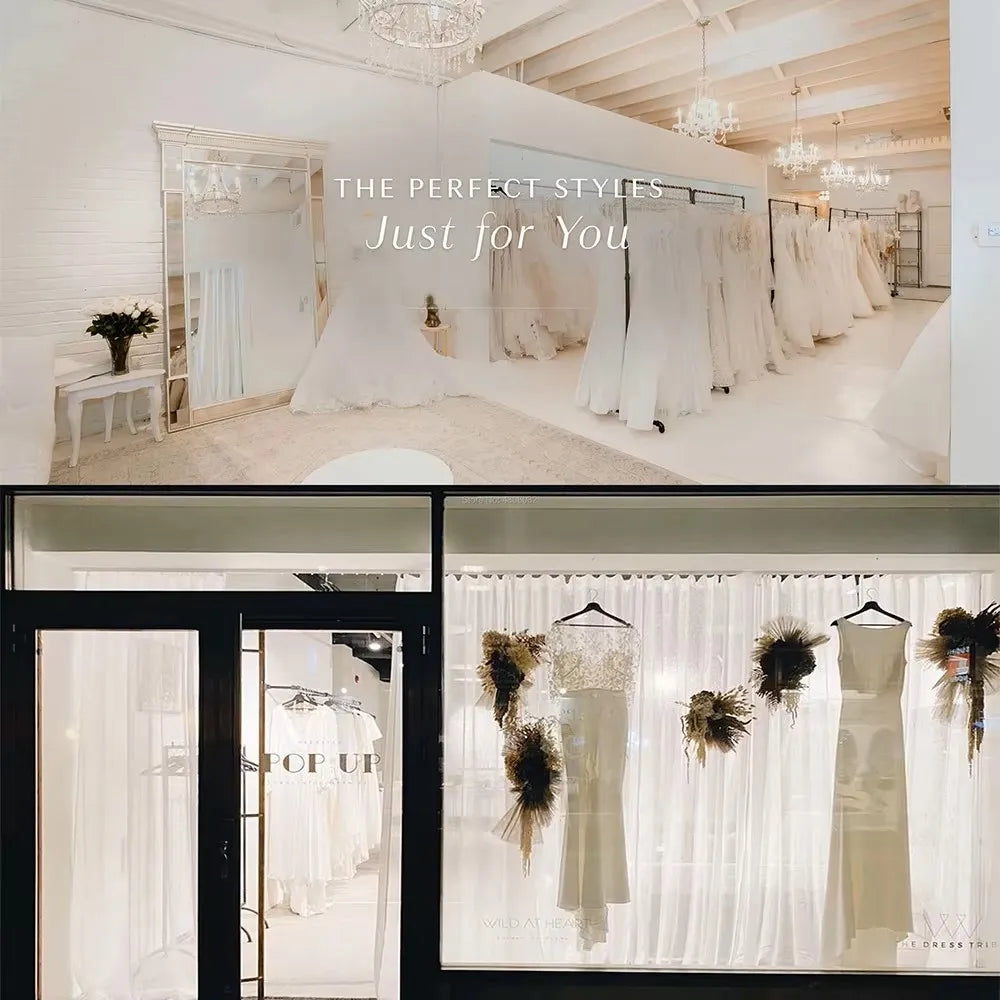 Elegant Flowers Lace Appliques A Line Wedding Dresses 2027 Halter Customized Beach Bridal Gown Custom Vestido De Novia