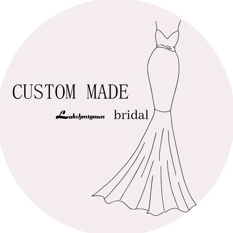 Lakshmigown Plus Size Wedding Dress A Line V Neck Tank Lace Appliques Chiffon Wedding Party Gowns Bride Gown Customized