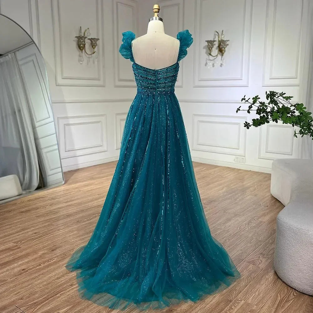 Serene Hill Purple Sleeveless A-Line Beaded Evening Prom Dresses 2025 Elegant Party Gowns for Women DLA72324 Customized rts