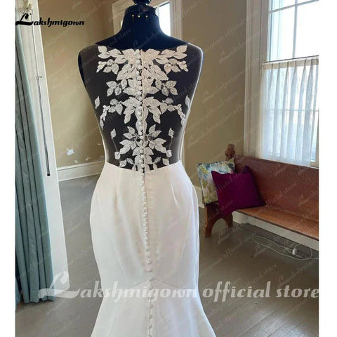 NumberSea Sexy Satin Spitze Meerjungfrau Herzförmiger Ausschnitt Brautkleid 2025 Weg Von der Schulter trajes de novias largos 