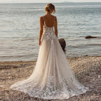 VIKTORIA Trendy Wedding Dress For Bride Sweetheart Spaghetti Straps Buttons Robe De Mariée Women Personalized Customization