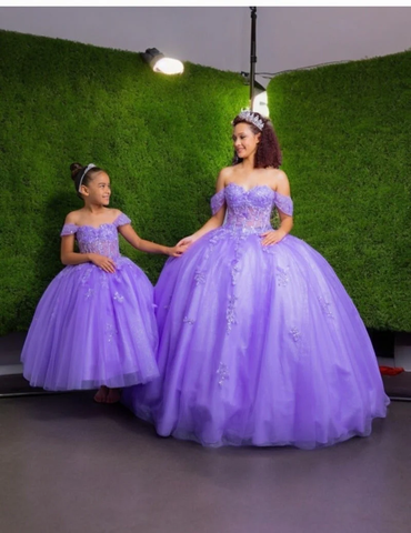 3D-Schmetterlings-Ballkleid mit schulterfreiem Schnitt von Calla SCL30015