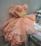 Elegantes A-Linien-Tüll-Heimkehrballkleid Tanzkleid  Y2704