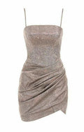 Trägerloses figurbetontes Kleid verführerisches Abschlussballkleid Y1970