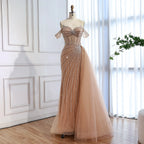 Serene Hill Customized Elegant Off the Shoulder Mermaid Evening Dresses with Skirt Formal Party Gowns for Women DLA73139