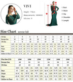 Serene Hill Customized 2026 Lapel Collar Long Sleeve Evening Dress Luxury Beaded A-Line Modest Party Gowns DLA73663