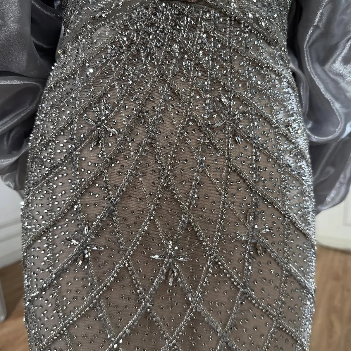 Serene Hill 2026 Pink Strapless Mermaid Luxury Beaded Evening Dresses with Cape Formal Party Gowns Customized DLA73411