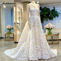 Lakshmigown Lace Sweetheart Bridal Gown Floor-Length Wedding Dress A-line Sparkly Wedding Dress Women Formal Gown Customized