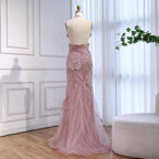 Serene Hill Light Blue Mermaid Evening Prom Dresses 2026 Formal Party Gowns for Women Vestidos De Fiesta DLA72492 Customized