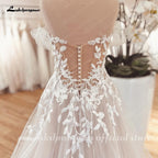 Lakshmigown Vinatge Off Shoulder Sweetheart Wedding Dress 2025 Wedding Party Dress Customized vestido para boda playa