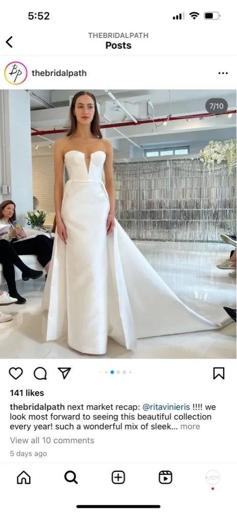 NumberSea Wedding Dress 2025 custom made