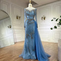 Serene Hill Caramel Mermaid Evening Dresses With Beaded Skirt And Lace-up Detail For Wedding Party 2025 DLA72376 Customized