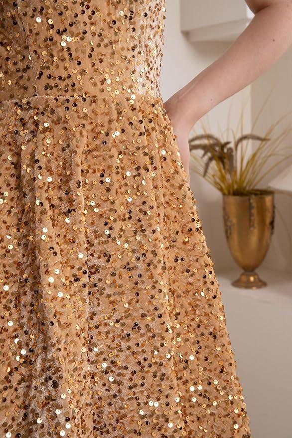 Pailletten Kurze Homecoming-Kleider für Teens Funkelnde Promkleider SYH81