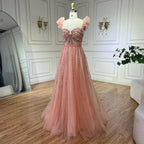 Serene Hill Purple Sleeveless A-Line Beaded Evening Prom Dresses 2025 Elegant Party Gowns for Women DLA72324 Customized rts