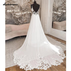 Lakshmigown Civil Lace Boho Beach Wedding Dresses 2026 New Vestidos De Nova Sexy Chiffon Long Bridal Gowns Customized