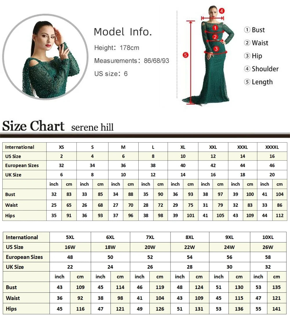 Serene Hill Blue A-Line Evening Dress Beaded 3D Floral Appliques Off Shoulder for Women Wedding Party 2026 Customized DLA73580