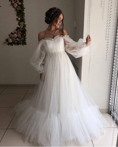 Vestido de festa comprido azul-celeste ombro a ombro elegante PG971