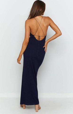Abendkleid aus glitzerndem Satin mit gekreuztem Rücken, PSK241