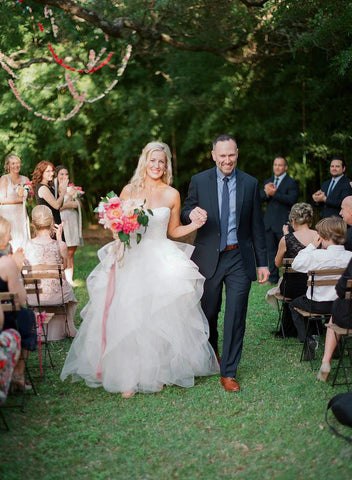 Mode Sweetheart Trägerloses Bubble Organza Brautkleider, DB0137