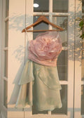 Schickes Blumenmuster Kurzes Homecoming-Kleid Minikleid Strandkleid Y2000