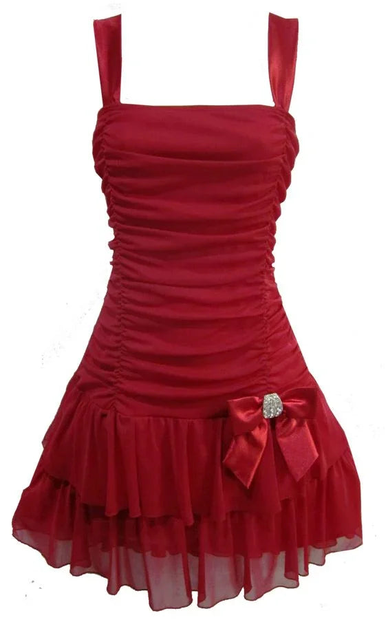 Niedliches A-Linien Kurzes Homecoming-Kleid Ärmelloses Trägerkleid Y1940