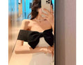 Sexy Cocktailkleider Schickes Kurzes Homecoming-Kleid Mit Schleife Y1894
