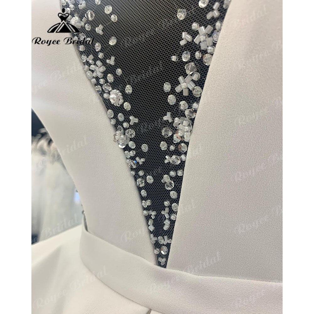 NumberSea Vintage Boho Beach Sleeveless Beadings Mermaid Wedding Dress with Detachable Skirt 2025 Bridal Gown Sweep Train Vestido De Noiva