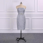 Mother Of The Bride Dress Vintage Lace Sheath 3/4 Sleeve Tea Length With Jacket